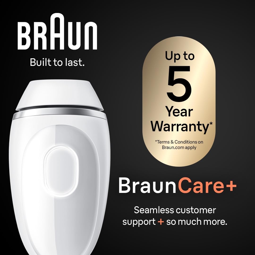 SensoAdapt sensor on Braun Silk-Expert Mini adjusts to skin tone.
