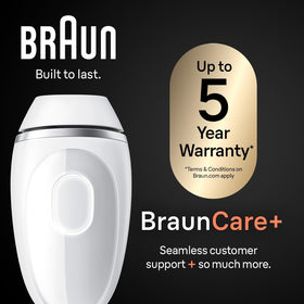 SensoAdapt sensor on Braun Silk-Expert Mini adjusts to skin tone.