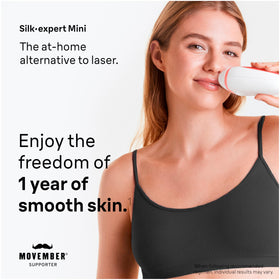 Braun Silk-expert Mini travel pouch to keep your routine on the go.