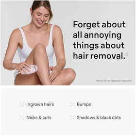 Braun Silk-expert Mini with Venus razor adds grooming convenience.