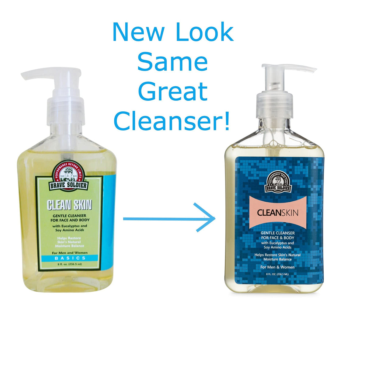 Brave Soldier Clean Skin Cleanser foamy lather ready for sensitive skin cleansing.