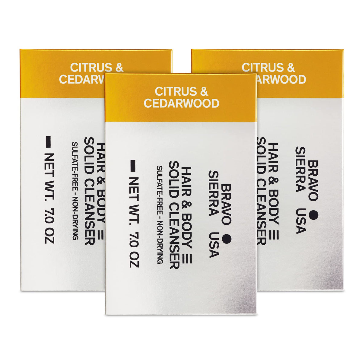 Bravo Sierra all-in-one bar front close-up for daily cleansing and convenience.