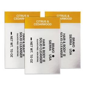 Bravo Sierra all-in-one bar front close-up for daily cleansing and convenience.