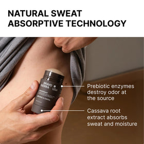 Bravo Sierra aluminum-free technology delivers odor control without baking soda.