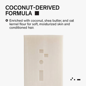 Bravo Sierra bar enriched with coconut, shea butter, and oat flour for soft skin and hair.