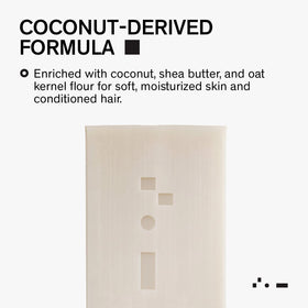 Bravo Sierra coconut-derived formula with shea butter and oat flour for softer skin.