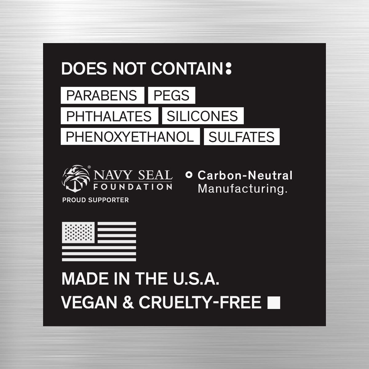 Bravo Sierra Cradle to Cradle Bronze Certified packaging demonstrates sustainability.