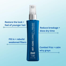Brazilian Blowout Anti-Aging Correct and Prevent packaging displayed for color-safe hair care