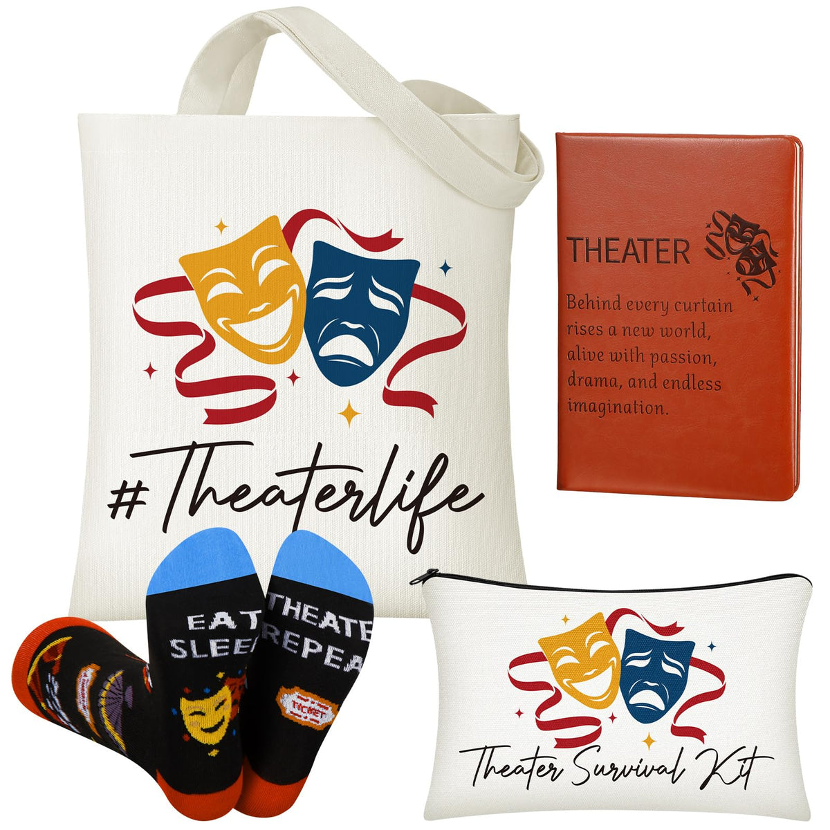 Breathffy theatre tote bag in sturdy canvas, ideal for scripts and daily use.