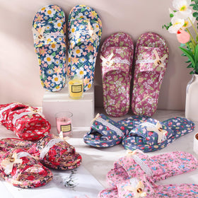 Breathffy washable cotton slippers—cold-water wash, breathable and durable.