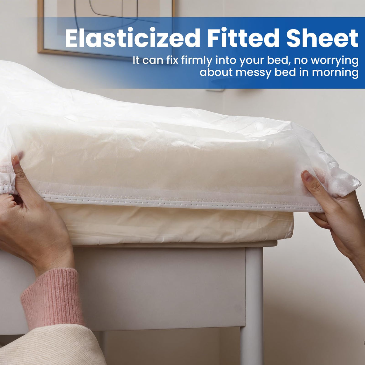 BREENHILL fitted king sheet for quick protection and setup