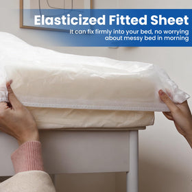 BREENHILL fitted king sheet for quick protection and setup