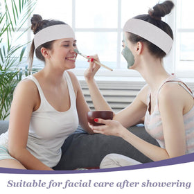 BREENHILL headbands suitable for showers, spas, workouts and yoga.