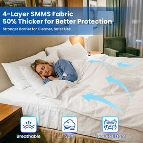 BREENHILL lightweight nonwoven sheets feel skin friendly