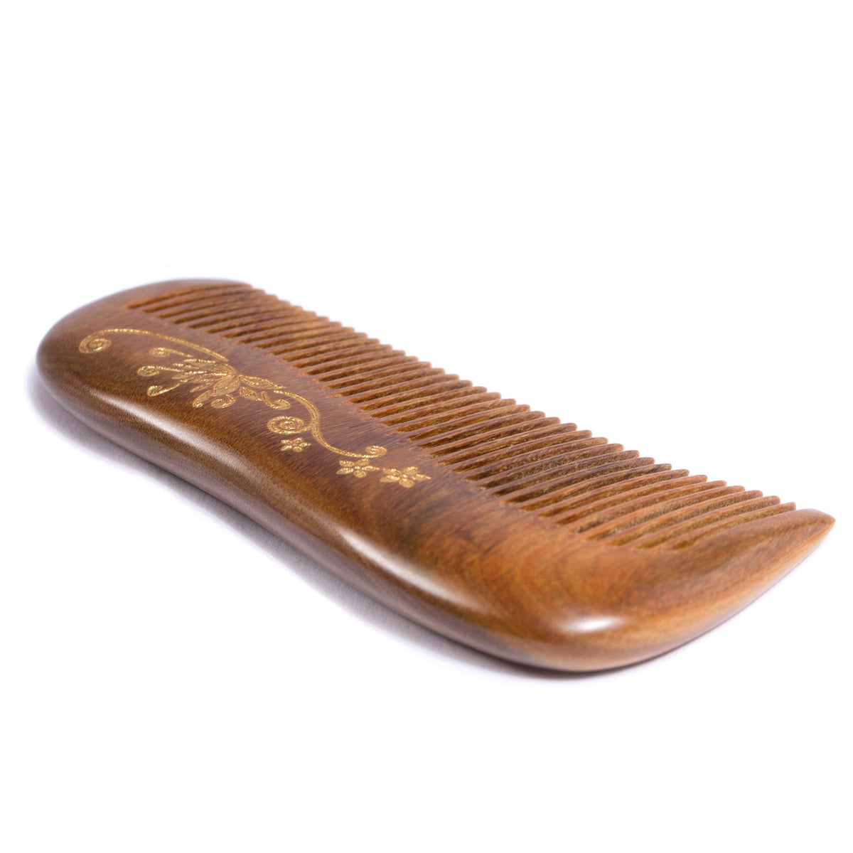 Breezelike sandalwood hair comb handmade craftsmanship and smooth teeth