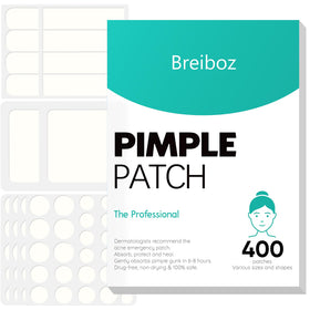 Breiboz pimple patch with strong adhesion for overnight wear.