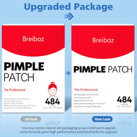 XL acne patches offering extended coverage for larger breakouts.