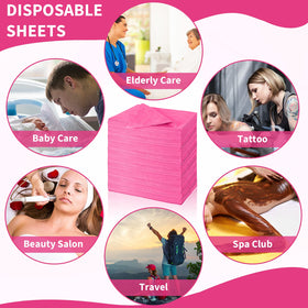 Breling pink bed sheet close-up reveals soft, breathable texture.
