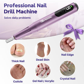 Breosic nail drill lightweight design at 0.2 pounds for portability
