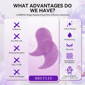 BREYLEE hyaluronic acid eye patch offers moisture around eyes