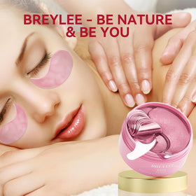 BREYLEE Rose Eye Mask 60-count box, convenient daily eye care.