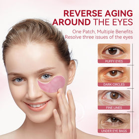 BREYLEE Rose Eye Patches pre-makeup use, helps prepare skin.
