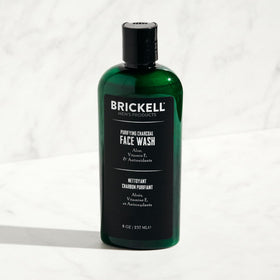Brickell Activated Charcoal Cleanser ingredients, charcoal purity supports skin balance