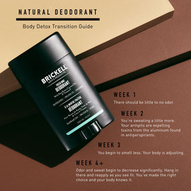 Brickell Deodorant arrowroot moisturizes underarm skin for comfort.