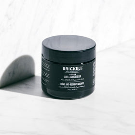 Brickell DMAE peptides label suggesting firming and revitalized look.