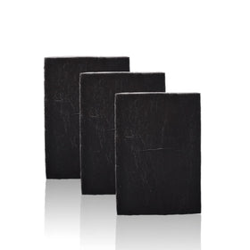 Brickell Men's Purifying Charcoal Soap Bar 3-pack on display for refreshed skin.