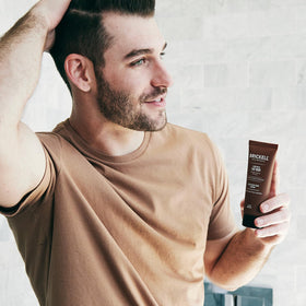 Coconut cleansers and aloe in Brickell gel wash deliver a gentle cleanse.