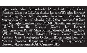 Brickell Hand Cream in use on hands showing quick absorption.