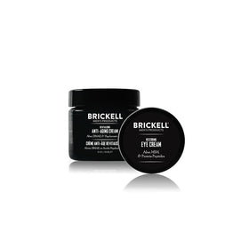 Brickell Night Cream jar with rich hydration for overnight nourishment.