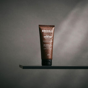 Brickell Revitalizing Hair Conditioner ingredients panel highlighting borage oil for balanced scalp.