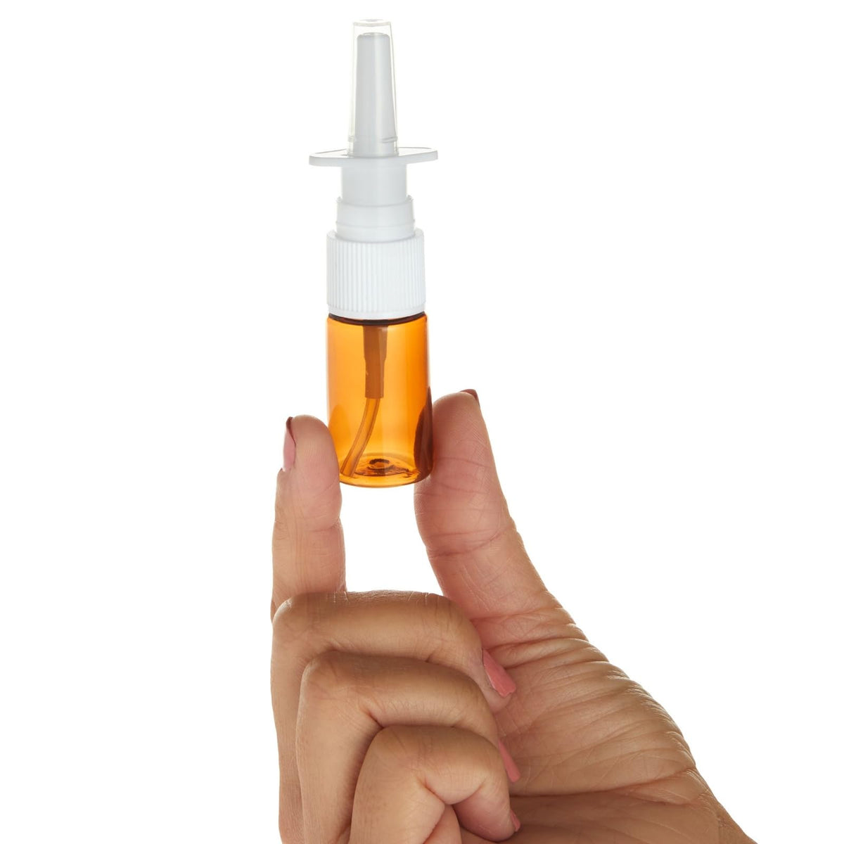 Bright Creations bottle with pump nozzle and fine mist for precise application.