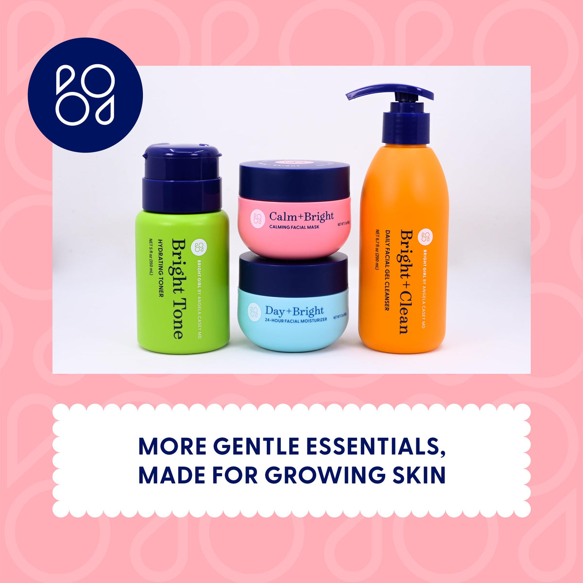 Close-up of white kaolinite in Bright Girl Calm+Bright mask for gentle purification