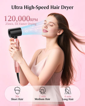 Brightup Coanda automatic curling technology delivering smooth, long-lasting curls.