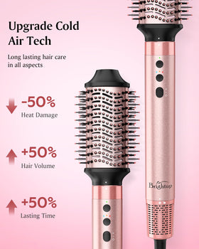 Brightup gift-ready rose-gold design with included storage bag.