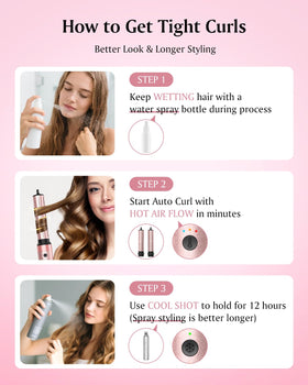 Brightup 120,000 RPM motor delivers fast drying and frizz control.
