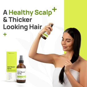 Brigs Naturals Hair Boost Spray mist provides quick absorption and scalp refreshment.