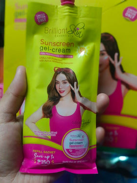 BRILLIANT SKIN Sunscreen Gel-Cream SPF 30 demonstrates water-resistant protection for active days