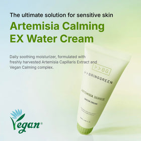 BRING GREEN Artemisia Calming EX Water Cream pump bottle for easy daily use