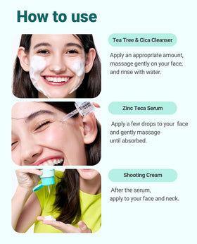 BRING GREEN Routine setup with all bottles encourages simple daily care
