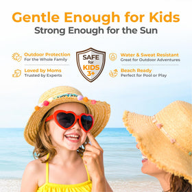 Brinton UV Doux Mineral Sunscreen water-resistant protection during activities.