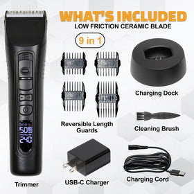 Brio Beardscape V1 low-friction design for cooler, comfortable grooming.