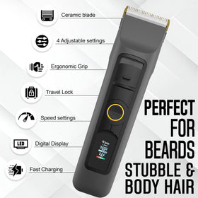 Brio Beardscape V2 5-speed settings offer tailored grooming.