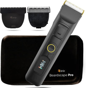 Brio Beardscape V2 trimmer with ceramic blade for smooth grooming.