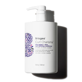 Briogeo Curl Charisma bottle pour delivers smooth, frizz-reduced curls for daily use.