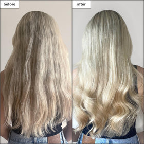 Briogeo Don't Despair, Repair! freshly applied mask on hair strands