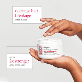 Briogeo Don't Despair, Repair! ingredients panel highlights plant proteins and oils